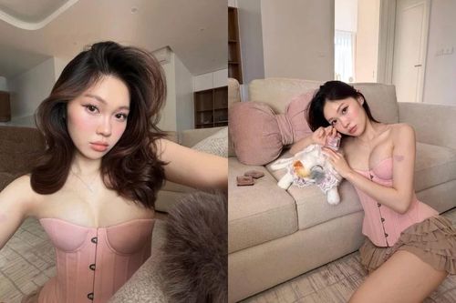 Ly Phạm tích cực diện đồ khoe dáng sau hơn 2 tháng sinh em bé