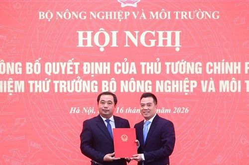 Ông Đặng Ngọc Điệp giữ chức Thứ trưởng Bộ Nông nghiệp và Môi trường