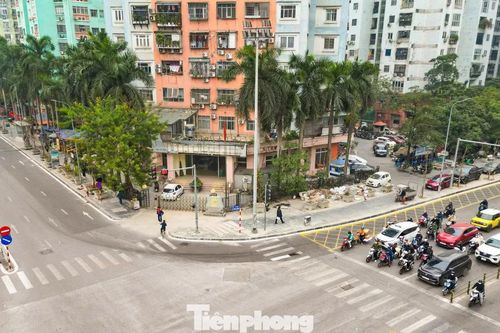Diện mạo mới tại 'điểm nóng' Lê Văn Lương - Hoàng Minh Giám sau cải tạo