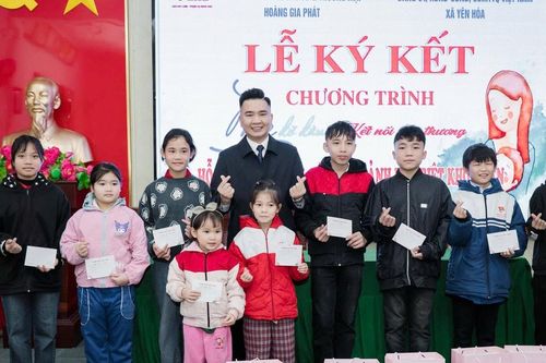 Hoàng Gia Phát Group đồng hành cùng trẻ mồ côi xã Yên Hòa qua chương trình 'Mẹ đỡ đầu'