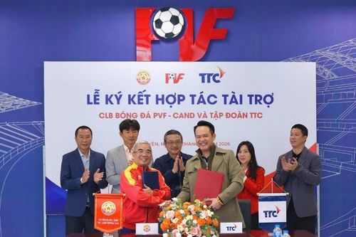 TTC đồng hành cùng PVF - CAND trong chiến lược phát triển bền vững bóng đá Việt Nam