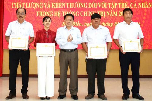 Xã Hòa Điền tổng kết công tác kiểm điểm, đánh giá xếp loại chất lượng tổ chức Đảng, đảng viên năm 2025