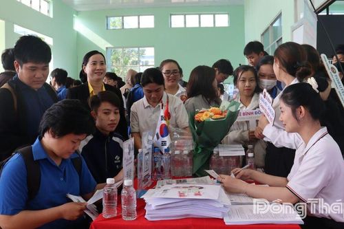 Ngày hội việc làm tại Trường Cao đẳng Cộng đồng Đồng Tháp