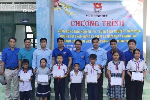 Đoàn xã Phước Hữu tổ chức các chương trình tình nguyện năm 2026