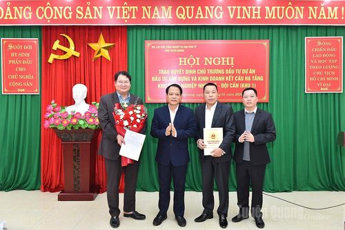 Công bố quyết định chấp thuận chủ trương đầu tư Dự án Khu công nghiệp Nhữ Khê – Đội Cấn
