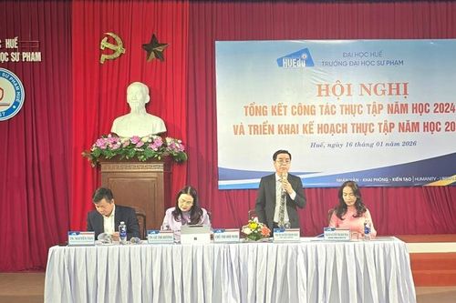 99% sinh viên sư phạm Huế thực tập cuối khóa xếp loại giỏi