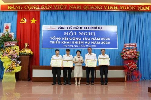Nhiệt điện Bà Rịa: Phấn đấu thực hiện thắng lợi các nhiệm vụ năm 2026