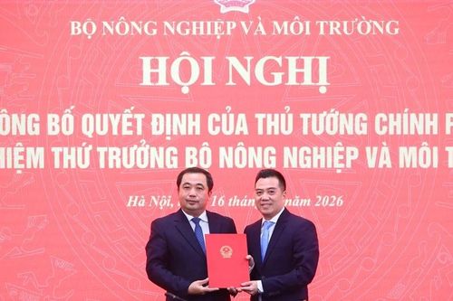 Ông Đặng Ngọc Điệp được bổ nhiệm làm Thứ trưởng Bộ Nông nghiệp và Môi trường