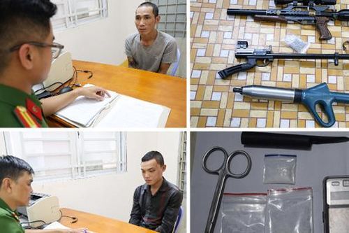 Kiểm tra hành chính phát hiện ma túy và súng trong nhà