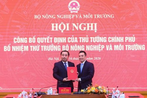 Bộ Nông nghiệp và Môi trường có tân Thứ trưởng