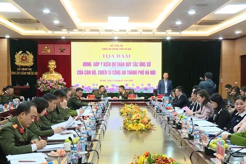 Công an Thủ đô xây dựng Bộ Văn hóa quy tắc ứng xử