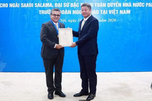 Đại sứ Palestine là Công dân danh dự Thủ đô Hà Nội