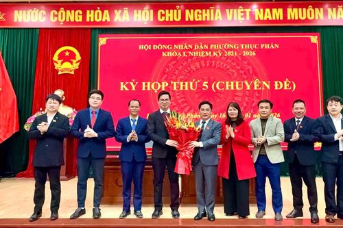Kỳ họp thứ 5 (chuyên đề) HĐND phường Thục Phán khóa I, nhiệm kỳ 2021 - 2026
