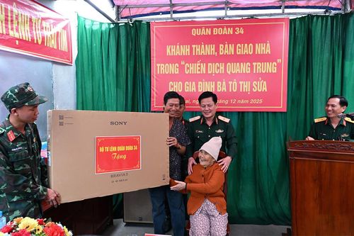 Hoàn thành 1.597 nhà phải xây dựng mới trong 'Chiến dịch Quang Trung'
