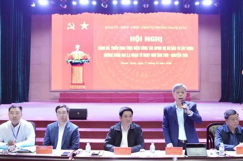 Hà Nội: Phường Thanh Xuân công khai chính sách, tăng tốc GPMB đường Vành đai 2,5