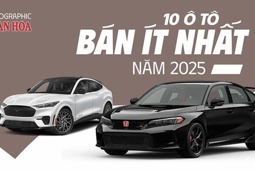 (Infographic) Top 10 ô tô bán chậm nhất Việt Nam 2025: Nhiều biến động, xe giá cao áp đảo