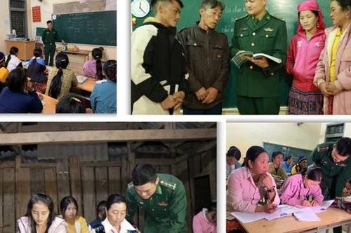Bước chân thầm lặng 'gieo chữ', giữ biên cương