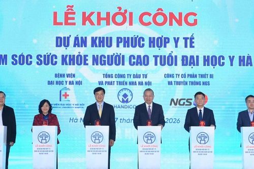 Tổng Bí thư Tô Lâm dự lễ khởi công xây dựng Khu phức hợp y tế - Chăm sóc sức khỏe người cao tuổi