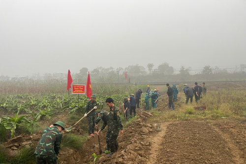 Sư đoàn 355 (Quân khu 2): Ra quân cuối tuần cùng dân
