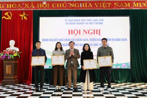 Sở Nông nghiệp và Môi trường Lạng Sơn triển khai nhiệm vụ năm 2026
