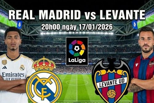 Nhận định Real Madrid vs Levante, 20h00 ngày 17/1: Không còn đường lui