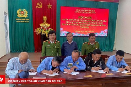 Nâng cao ý thức ATGT cho chủ xe xích lô, xe ba bánh