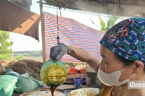 Đỏ lửa ngày đêm, làng mật mía xứ Thanh chật vật vào vụ Tết
