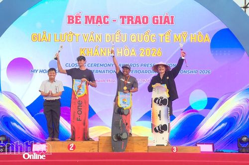 Bế mạc Giải Lướt ván diều quốc tế Mỹ Hòa – Khánh Hòa năm 2026