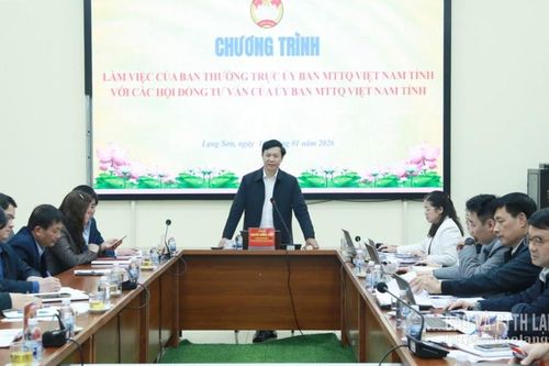 Ban Thường trực Ủy ban MTTQ Việt Nam tỉnh làm việc với các hội đồng tư vấn