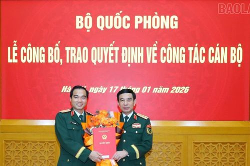 Chỉ huy trưởng Bộ Chỉ huy Quân sự tỉnh Lào Cai được thăng quân hàm Thiếu tướng