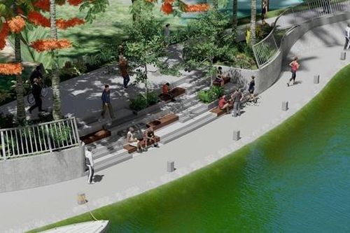 Xây hồ điều hòa ở phường Tây Nha Trang kết hợp giao thông và chống ngập lụt