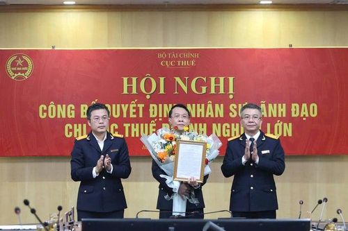 Ông Phạm Thanh Tâm giữ chức Chi cục trưởng Chi cục Thuế doanh nghiệp lớn