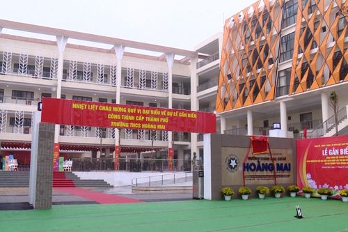 Hoàng Mai có thêm ngôi trường THCS giá trị gần 250 tỷ đồng