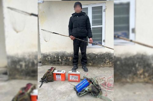 Xử phạt 1 đối tượng sử dụng công cụ kích điện khai thác thủy sản trái phép