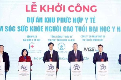 Tổng Bí thư Tô Lâm dự Lễ khởi công Dự án Khu phức hợp y tế - chăm sóc sức khỏe người cao tuổi