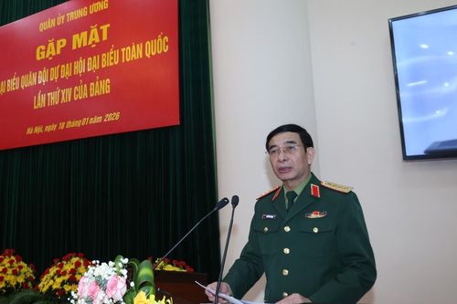Quân ủy Trung ương gặp mặt đại biểu Quân đội dự Đại hội đại biểu toàn quốc lần thứ XIV của Đảng