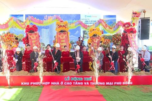 Động thổ Dự án Khu phức hợp nhà ở cao tầng và thương mại Phù Đổng