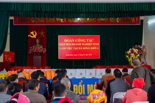 Hiệp hội Doanh nghiệp tỉnh Sơn La thăm, làm việc tại xã Song Khủa