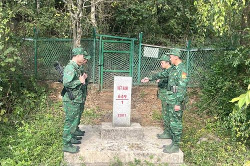 Đồn Biên phòng Cửa khẩu Sóc Giang tăng cường tuần tra, bảo vệ vững chắc chủ quyền biên giới