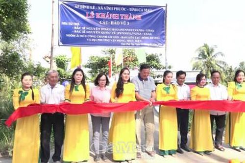 Khánh thành cầu nông thôn, thiết thực chào mừng Đại hội XIV của Đảng