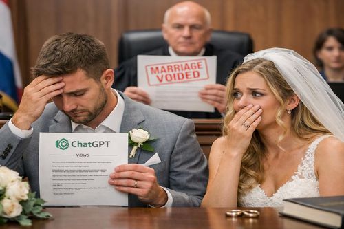 Nhờ ChatGPT soạn lời thề nguyện trong đám cưới, cặp đôi bị tòa án hủy hôn