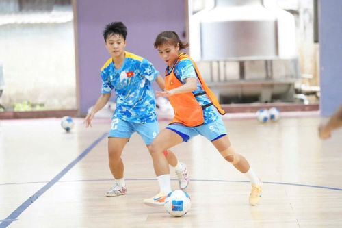 Tuyển Futsal nữ Việt Nam trở lại tập luyện, chuẩn bị cho giải Đông Nam Á