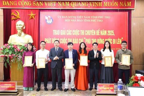 Hội Nhà báo tỉnh Phú Thọ phát động cuộc thi 'Phú Thọ vững bước đi lên'