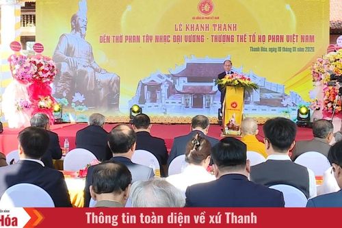 Khánh thành Đền thờ Phan Tây Nhạc Đại Vương tại xã Hà Long
