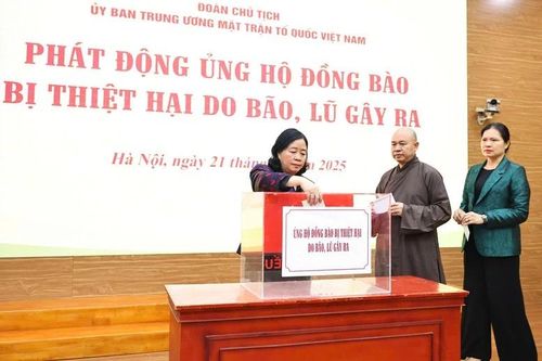 Dừng tiếp nhận ủng hộ đồng bào bị thiệt hại do bão, mưa lũ sau 24 giờ ngày 31/01/2026