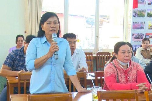 Đại biểu HĐND 2 cấp tiếp xúc cử tri xã Nhơn Mỹ
