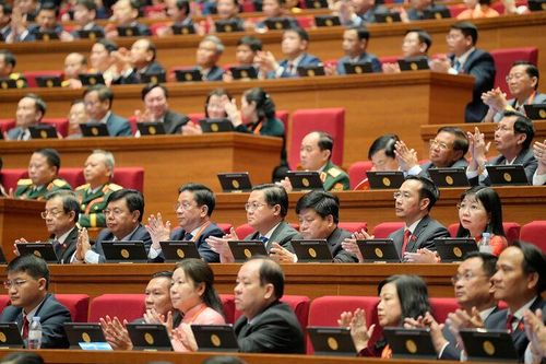 Những khoảnh khắc của Đoàn đại biểu Đảng bộ tỉnh An Giang tại phiên trù bị Đại hội XIV của Đảng