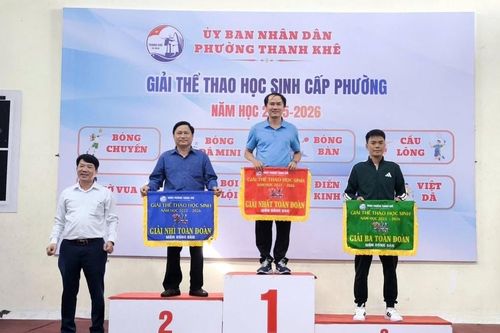 Hấp dẫn Giải thể thao học sinh phường Thanh Khê