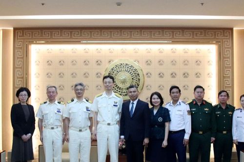 Lãnh đạo thành phố Đà Nẵng tiếp chỉ huy Lực lượng bảo vệ bờ biển Nhật Bản