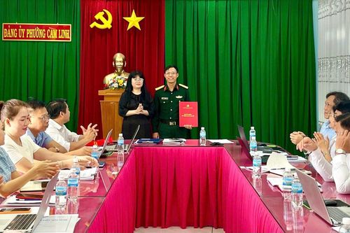 Hội nghị phiên bất thường Ban Chấp hành Đảng bộ phường Cam Linh nhiệm kỳ 2025 - 2030